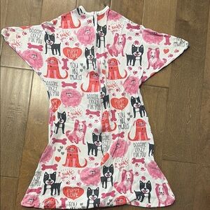 Adorable Pink Dog Print 12-24 month Sleep Sack